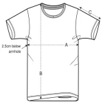 guia de tallas camiseta de ucrania