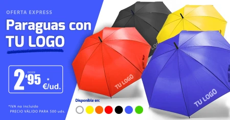 Paraguas Personalizados 2.95€ [Promoción Temporal] |